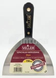 Szpachelka nierdzewna, księżycówka Veller 150mm
